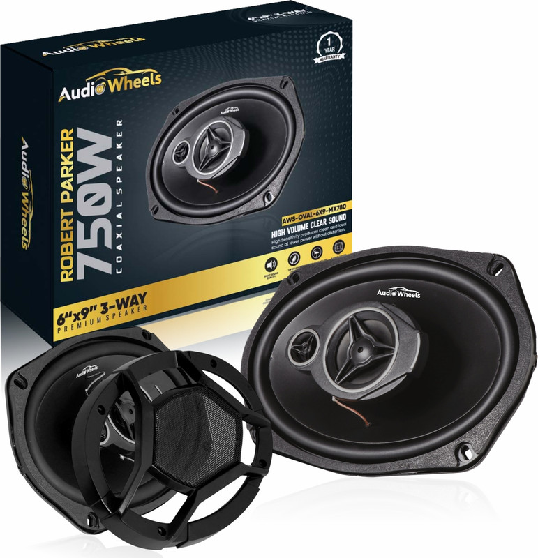 Audio Wheels Voice Coil | Deep Bass, PP Cone with Rubber Edge | 4Ω | Premium Audio Upgrade 6x9" Robert Parker Car Speaker – 180W RMS / 780W Max | 30mm High-Efficiency Coaxial Car Speaker(780 W)