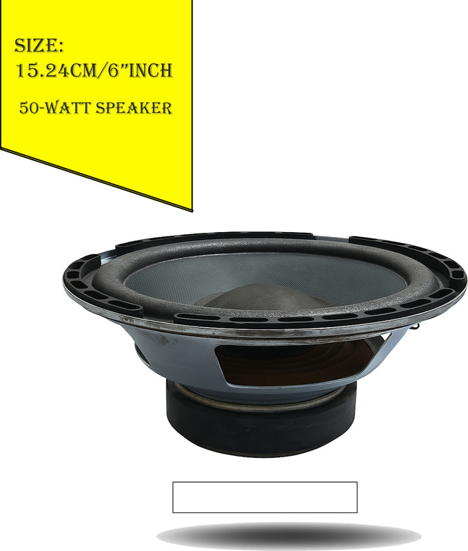 ots world Pack of 1-pcs Speaker Multipurpose uses Home/Car/Box/DJ Hi-Fi 6" inch Speaker Strong Magnet Coaxial Car Speaker(50 W)