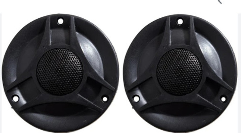 SixOhms 3 Inch Dome Tweeter Speaker 150W High Power 40Hz–20kHz Wide Frequency Loud Clear Sound for Car Auto Rickshaw DJ Sound System Pack of 2 Tweeter Car Speaker(150 W)