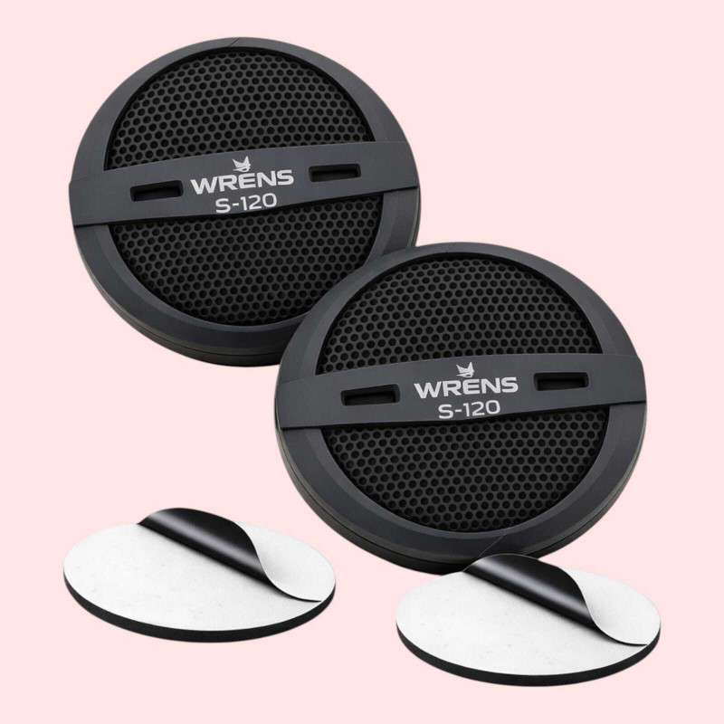 WRENS S-120 380 Watt 20MM Car Tweeter Clear Audio Speaker Pair S-024 Tweeter Car Speaker(380 W)