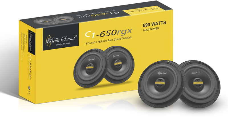 Bella Sound Rain Guard Speakers C1-650RGX Coaxial Car Speaker(680 W)