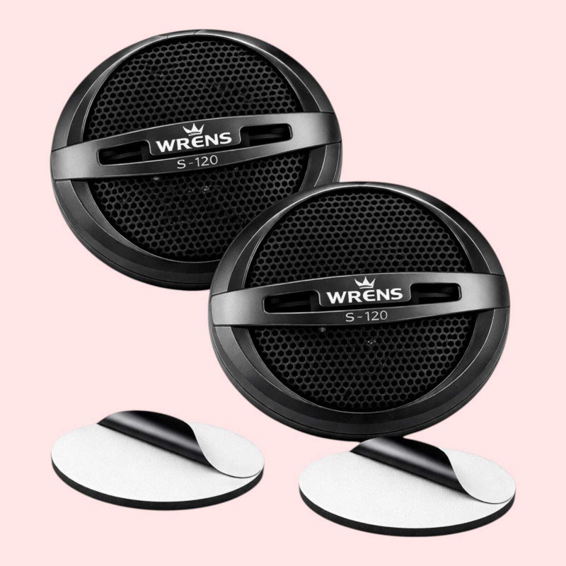 WRENS S-120 380W 20MM Car Tweeter Premium Speaker Pair S-039 Tweeter Car Speaker(380 W)