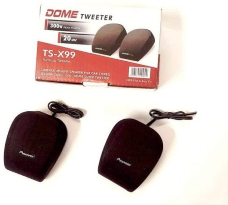HouseOfCommon 1 Pair TS-X99 Car Tweeter Car Tweeter High-Power 300 W TS-X99 Dome Tweeter for Car, Home FR 6K-18KHz Tweeter Car Speaker(300 W)