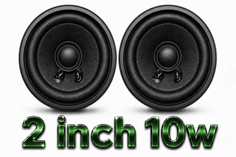 WRENS 2 Inch 10Watt Woofer Speaker 8 Ohm Powerful Bass Mini Speaker Unit MN2-0110P Coaxial Car Speaker(10 W)