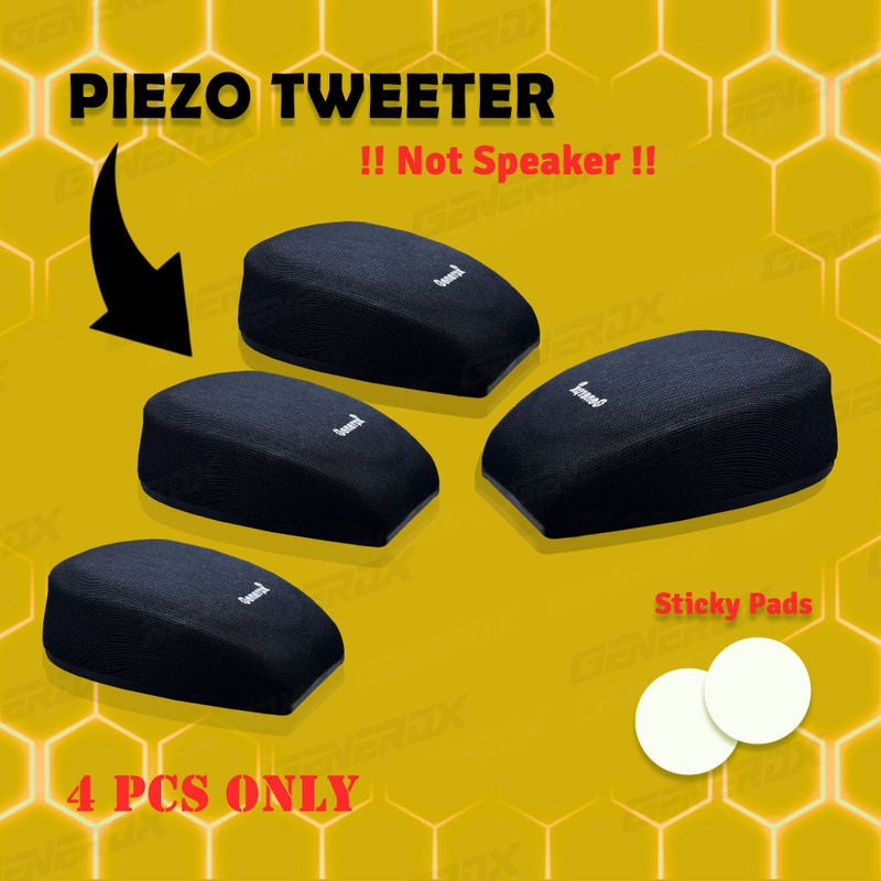Generox Premium Quality Pioneer Tweeter Premium Quality Pioneer Dome (Pack Of 4Pc) Tweeter Car Speaker(200 W)