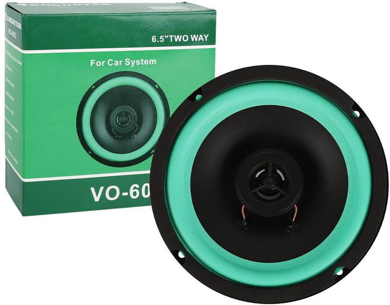 ELEPHANTBOAT 65 Inch Two Way Car Speaker Coaxial Door Speaker for Vehicle Audio Car Door Two Way Coaxial Speaker Coaxial Car Speaker(0 W)