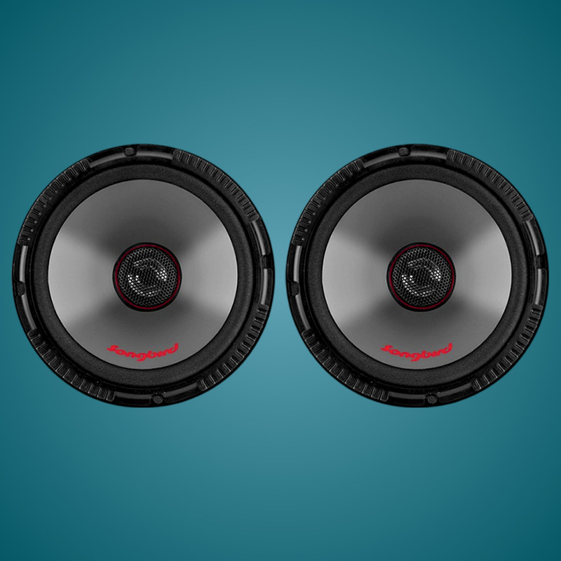 songbird 6.5 Inch Max 2 Way Door Speaker With Inbuilt Tweeter 2 piece in Box A10-SB-B656S Coaxial Car Speaker(600 W)