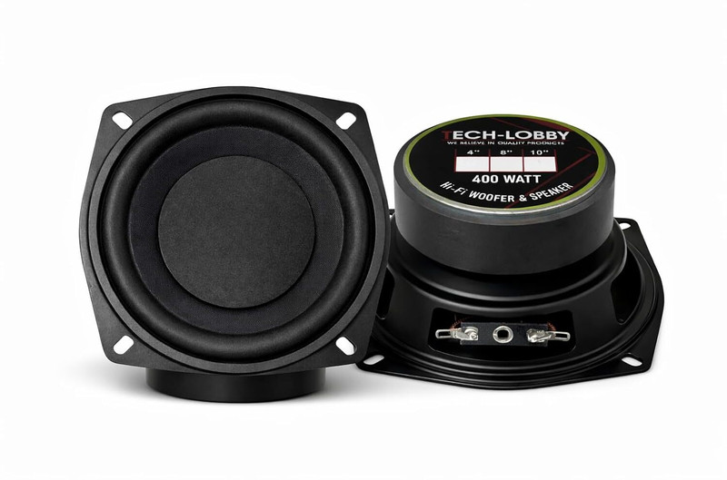 TECH-LOBBY Inton 4 Inch Woffer i Subwoofer(Passive , RMS Power: 110 W)