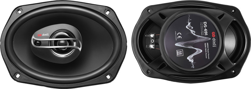 DODJ dodj 6x9 Oval 9 inch coaxial car speaker with inbuilt double twitter DS-692 Coaxial Car Speaker(680 W)