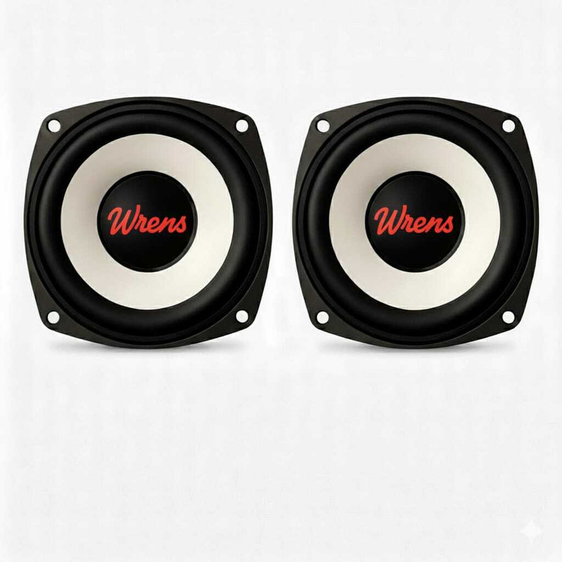 WRENS 3-Inch 100 Watt Deep Bass Car Home Woofer Speaker Loud Sound DD-058 Coaxial Car Speaker(100 W)