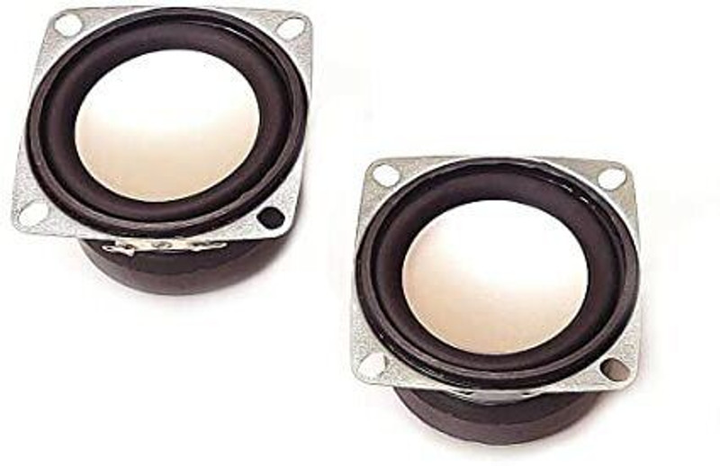 Eastar 2-Inch External Magnet Audio Speaker Stereo Woofer With Frame Bluetooth Speaker 2pcs 2 Inch 4 Ohm 3W Mini Woofer Square Car Audio Speakers Coaxial Car Speaker(3 W)