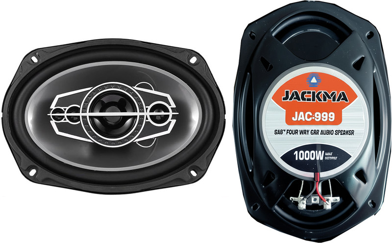 TECH-LOBBY Universal Car Stereo Speaker, Tweeter Inbuild (6 * 9 4 Way Speaker) 6 x 9 4-Way Car Coaxial Speakers (Pair),1000W Peak 4 Ohm W/PEI Dome Tweeters, Component Car Speaker(1000 W)