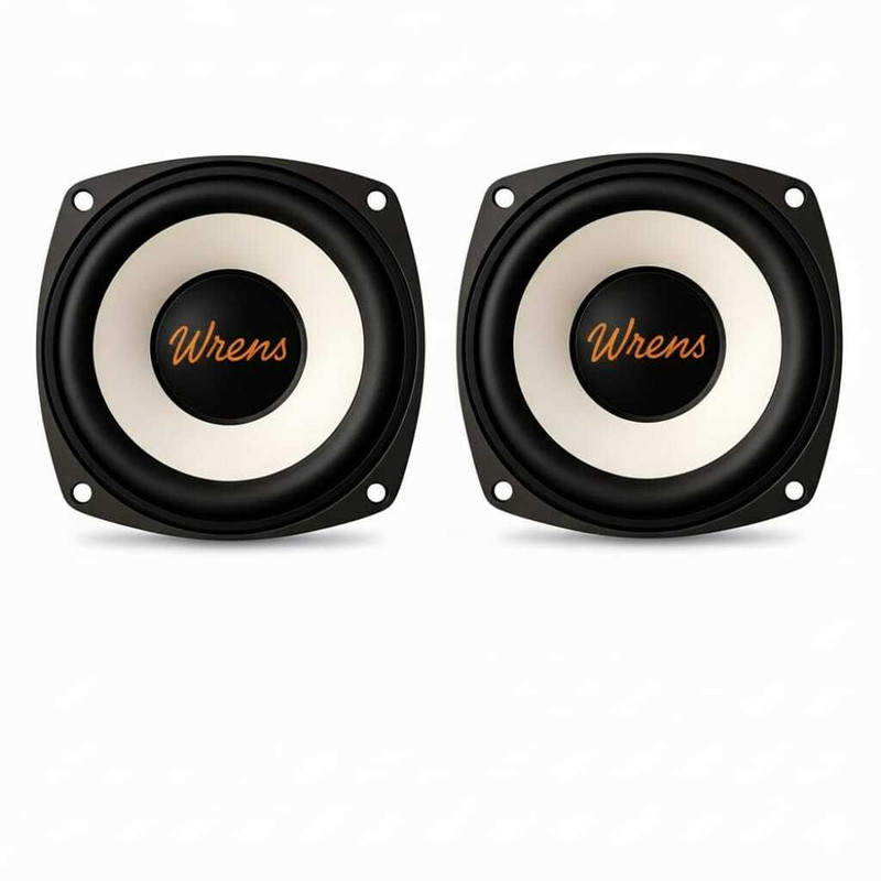 WRENS 3-Inch Heavy Magnet 100W Woofer Speaker for Powerful Deep Bass DD-057 Coaxial Car Speaker(100 W)