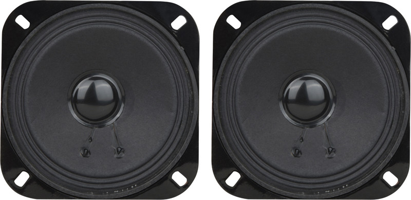 Electronics Crafts 4 inch 15 watt 4 inch speakar 4ohm 15 watt 2 pcs speakar (4 ohm 15 watt ) pack of 2 Component Car Speaker(50 W)
