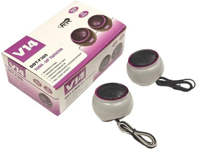 ERHIndia Dome Tweeter Max Power 300 Watt DDT-F305, 20mm for Car Dome Tweeter Max Power 300 Watt DDT-F305, 20mm for Car Tweeter Car Speaker(300 W)