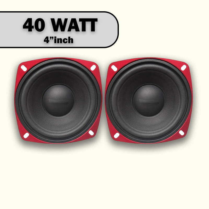 ots world 4" inch Woofer Speaker Multipurpose uses Home/Car/SoundBox 4"inch Woofer Speaker Stong Magnet Compact & Powerfull Coaxial Car Speaker(30 W)