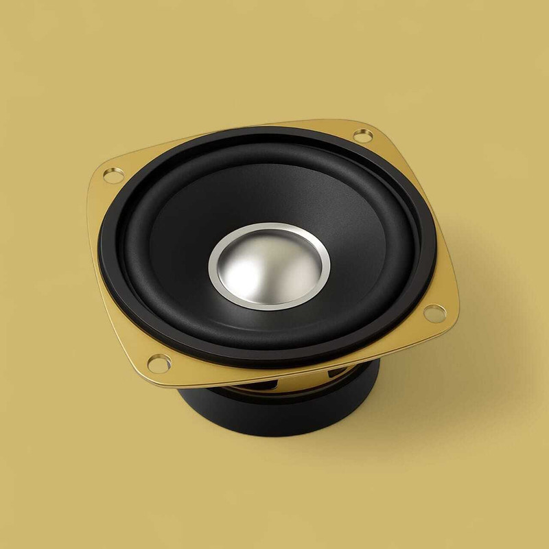 WRENS High Bass 60W 3 Inch Woofer Speaker for Home Theater, Car & DIY Audio Setup ME_04 Coaxial Car Speaker(60 W)