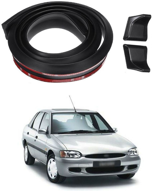 PROEDITION Rear Strip Splitter Spoiler Side Skirt Rubber Carbon FiberFor Escort Matte, Glossy Ford Escort Rear Garnish