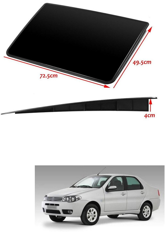 XZRTZ Glossy Black Universal Car Top Sunroof Sun Roof DIY Decoration 57 Matte, Glossy Fiat Siena Front Garnish