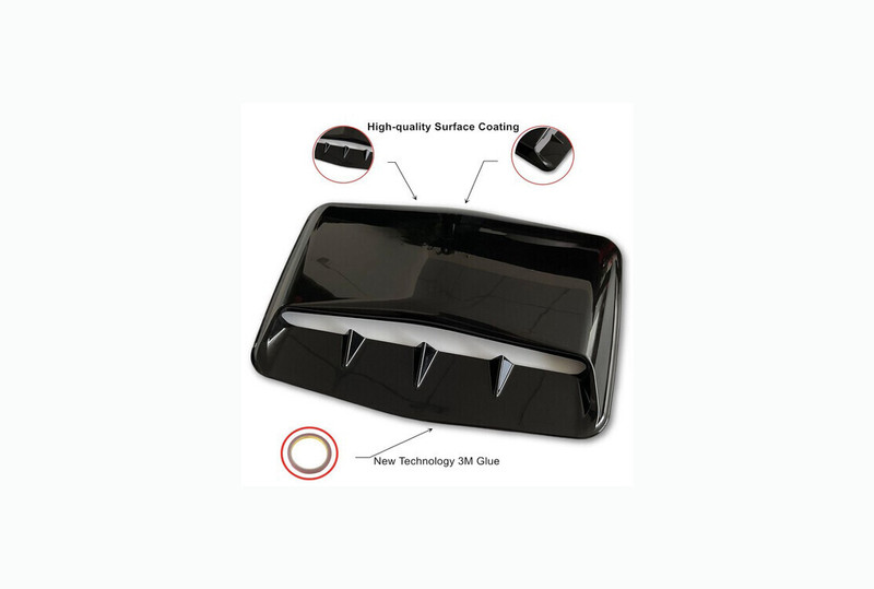 PRTEK Car Hood Vent Universal Air Intake Grille Inlet Trim Decor Cover_HOD321 Car Spoiler