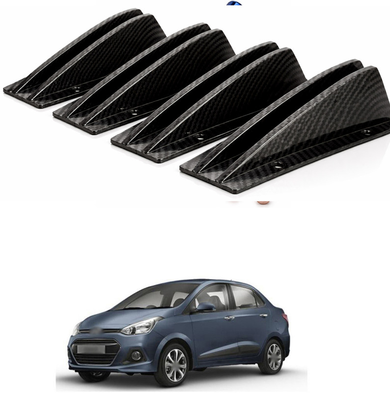 LOVMOTO Car Rear Bumper Diffuser Fin Spoiler Decorative Shark Fin Vortex Generator s156 Car Flywheel