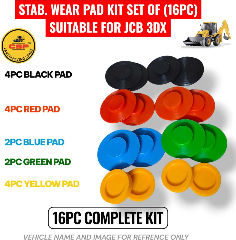 CSO stab pad kit for jcb 3dx Car Stabilizer Link(Rear Left)
