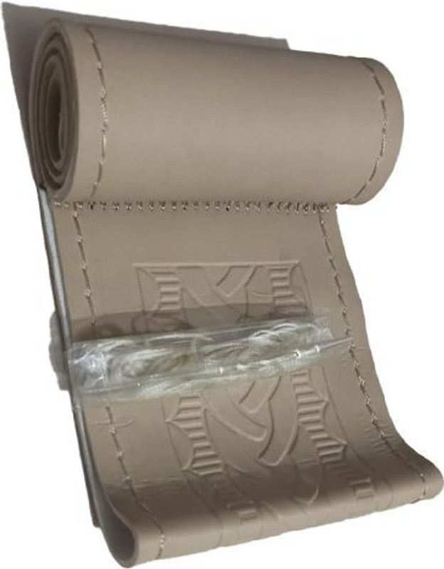 GCSINDUSTRIES Hand Stiched Steering Cover For Honda, Hyundai, Tata Alto, Baleno, Alto K10, WagonR, Swift, Celerio, Vitara, Ertiga, Bolero(BEIGE, Fabric)