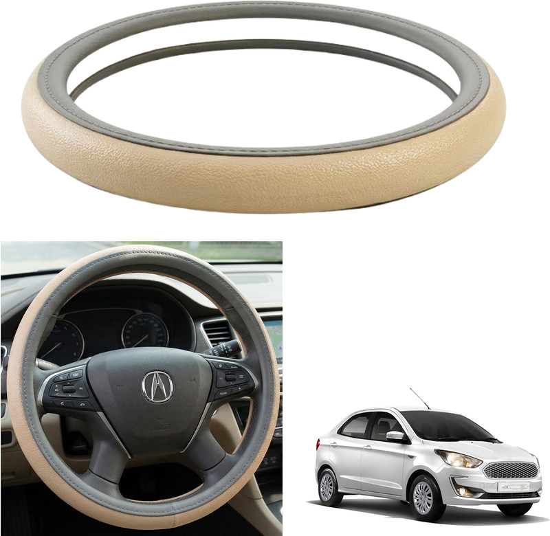 PEEPS STORE Steering Cover For Ford Aspire(Multi, Leather)