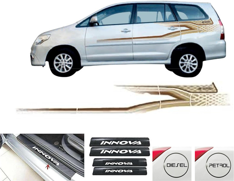 JCEDX Sticker & Decal for Car(Gold)