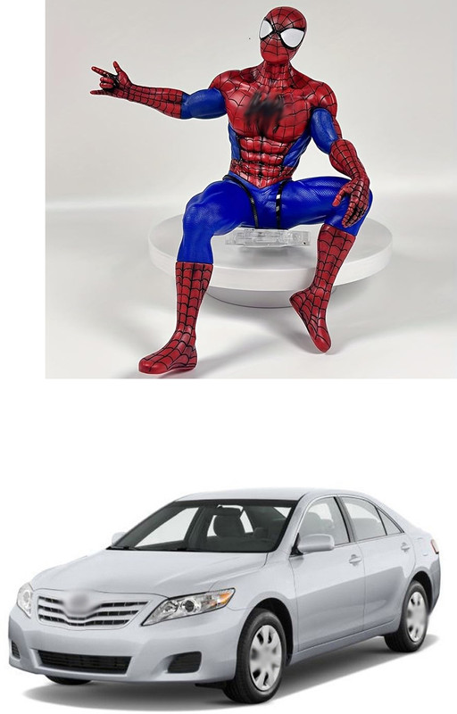 LOVMOTO Superhero Sitting Pose Action Figurine Premium Collectible Decorative idol sg137(Multicolor)