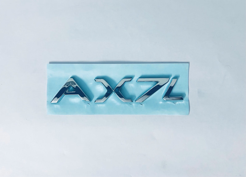 autoflix Emblem for Car(Silver)