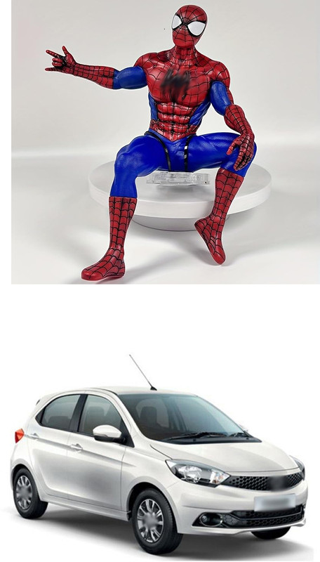 LOVMOTO Superhero Sitting Pose Action Figurine Premium Collectible Decorative idol sg137(Multicolor)