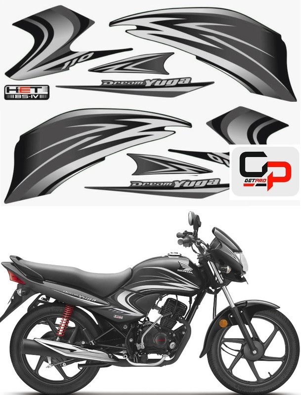 GetPro Sticker & Decal for Bike(Black)