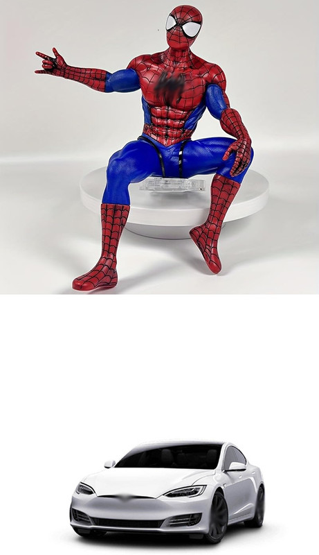 LOVMOTO Superhero Sitting Pose Action Figurine Premium Collectible Decorative idol sg136 Superhero Sitting Pose Action Figurine Premium Collectible Decorative idol sg136 Car Dashboard Cover(Renault Fluence)