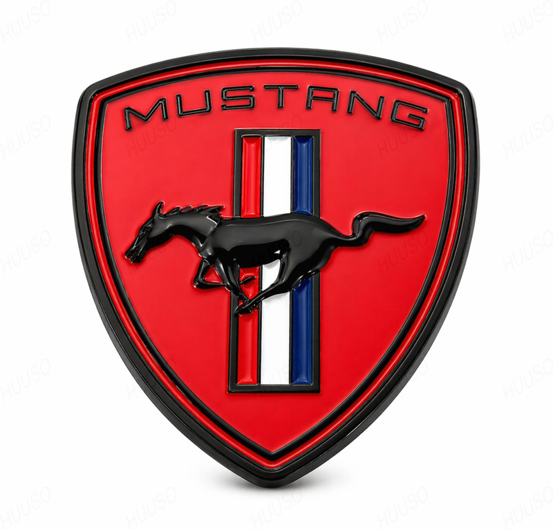 HUUSO Emblem for Car(Black, Red, White, Blue)