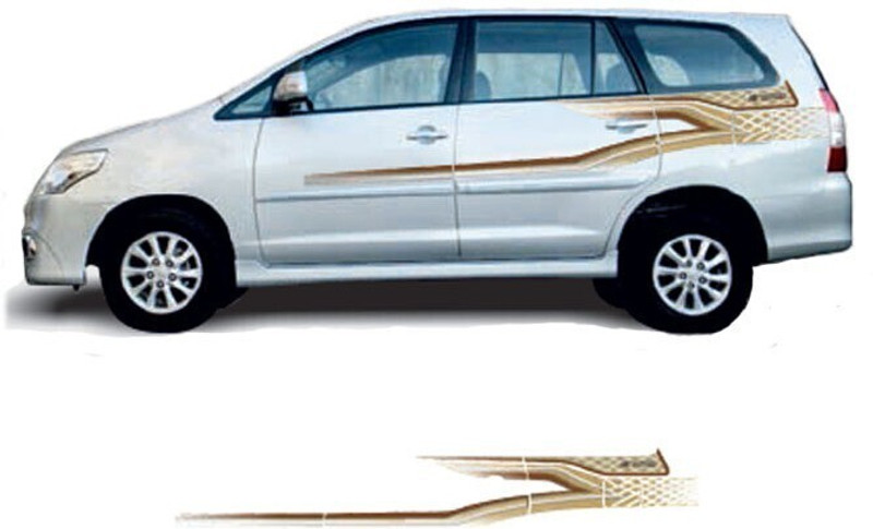 AutoDecals Sticker & Decal for Car(Gold)