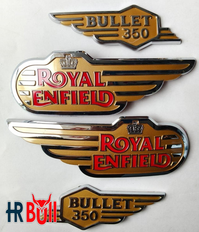 HRBull Emblem for Bike(Gold)