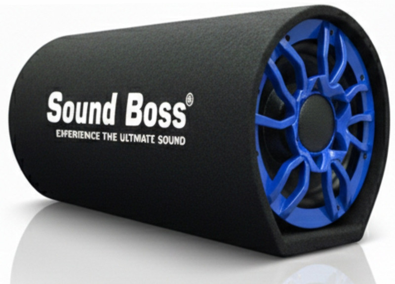 Sound Boss SB-X4500M8 8-INCH BassTube with In-Built Amplifier| 4500W PMPO. Subwoofer(Powered , RMS Power: 200 W)