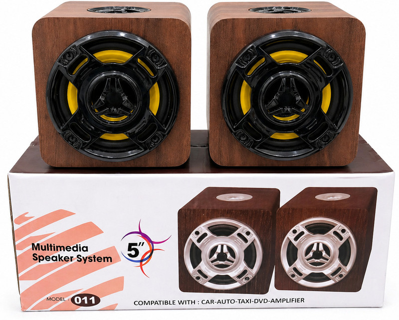 PDS AUDIO 5IN-WOOD-01 Wooden Bass 5 Inch Speaker Subwoofer(Passive , RMS Power: 25 W)