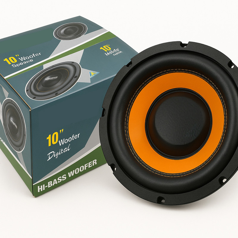 TradeZ TDZ 10 INCH WOFFER 600 W OUTPUT HEAVY MAGNET HEAVY MAGNET 10 INCH WOFFER FOR AUTOMOBILE LINE Subwoofer(Passive , RMS Power: 600 W)