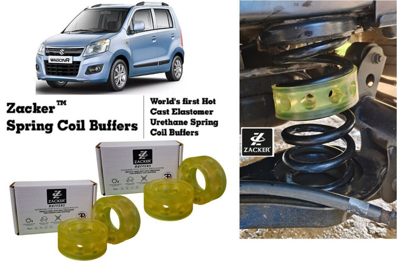 Zacker for WagonR (Old), all 4 Coil Spring Buffers, Car Suspension Kit
