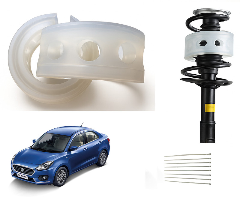 AutoClean REAR COIL SPRING BUFFER FOR SWIFT DZIRE 2017 - 2023 MODELS - SIZE B+ Car Suspension Strut