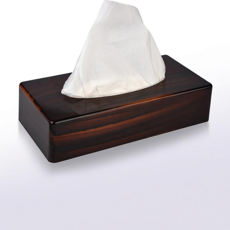 Iota Tissue Dispenser with Including 100 Pulls of Tissue Vehicle Tissue Dispenser(Brown)