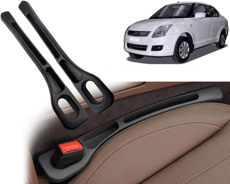 Selifaur GFB255 Light Weight Car Seat Gap Filler (New storage slot)Swift Dzire Type -1 Trunk Organizer(Black)