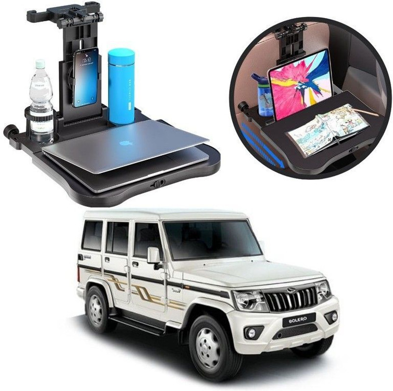 Oshotto Car Back Seat food Tray Table For MAHINDRA KUV-100 Cup Holder Tray Table