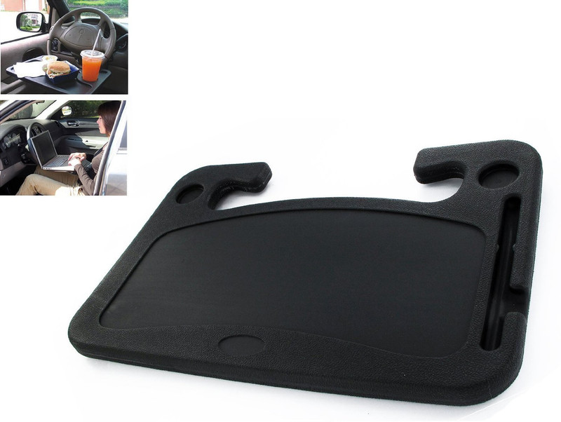 Air Wink Multifunctional Food Tray for Car, Steering Wheel Tray, LaptopTray, Drink Holder Car Bottle Holder(Plastic)
