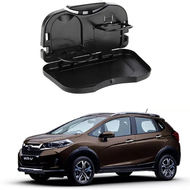 AutooNation Car Interior Storage Foldable MealDrink CupTray Backseat for Honda WRV Cup Holder Tray Table