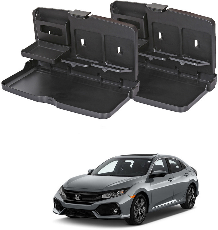 Oshotto FT-02 Food Travel Dining Tray For Honda Civic - Set of 2 Cup Holder Tray Table