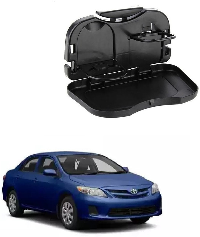 AutooNation CarInterior Storage FoldableMeal Drink Cup Tray Backseat for Toyota CorollaAltis Cup Holder Tray Table