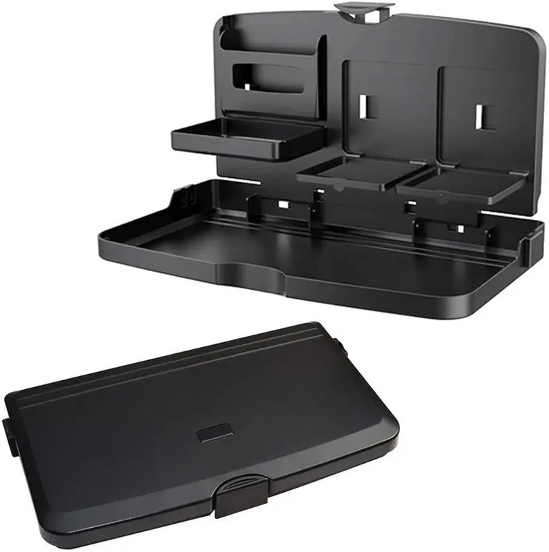 TABARET 1 Set Car Interior Storage Shelf Dining Table Drink Holder Car Folding Tray Cup Holder Tray Table